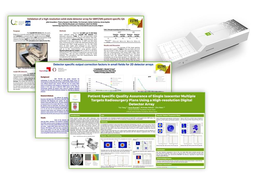 myQA SRS from IBA Dosimetry  Scientific Posters