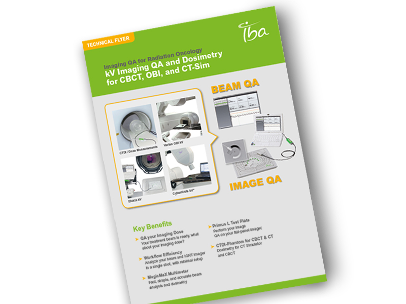 IBA Dosimetry Medical Imaging Flyer